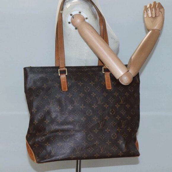 LOUIS VUITTON Monogram Cabas Mezzo Tote Bag - Picture 1 of 16